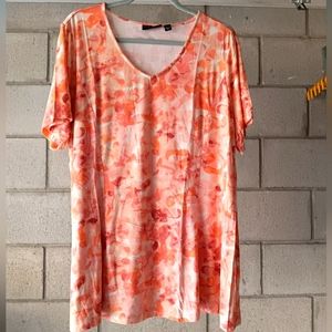 Susan Graver Short Sleeve Tunic Top